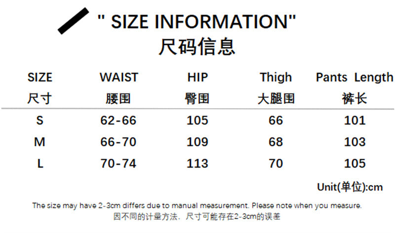 NWG-NWWLP31758-歐美個性街頭休閒風基礎寬鬆豎條紋撞色顯瘦直筒長褲