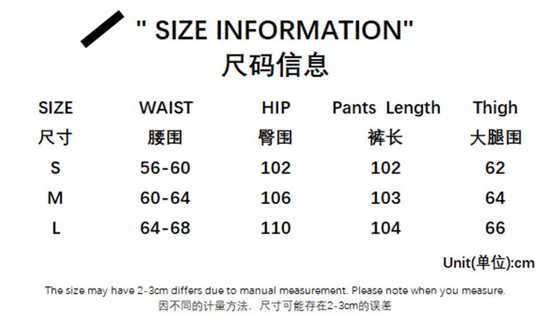 NWG-NWWIP29411-設計感撞色拼接織帶鬆緊腰系帶街頭工裝褲